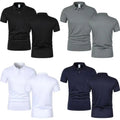 Solid color polo shirt ultra-light men's
