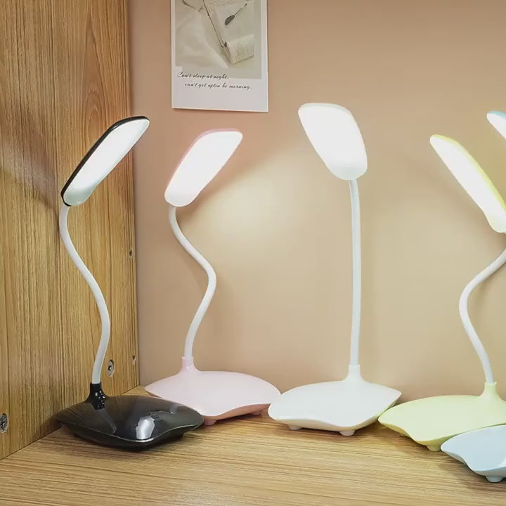 3 Levels Dimming LED Desk Lamp – Smart Touch Control Flexible Eye-Protection Study Light